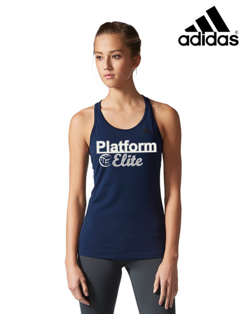 Adidas Platforme Elite adidas Women's Performer Baseline Tank-Collegiate Navy