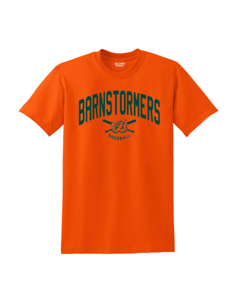 Barnstormers Short Sleeve Tee-Orange