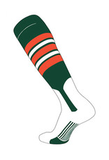 TCK Custom Pro Builder Socks-Pattern F-Dark Green/Orange/White