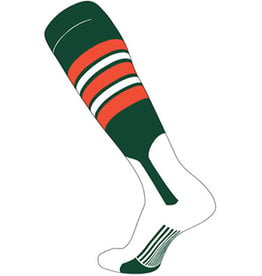 TCK Custom Pro Builder Socks-Pattern F-Dark Green/Orange/White