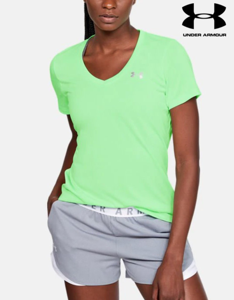 Under Armour Women's Twist Tech V-neck - Temple's Sporting Goods