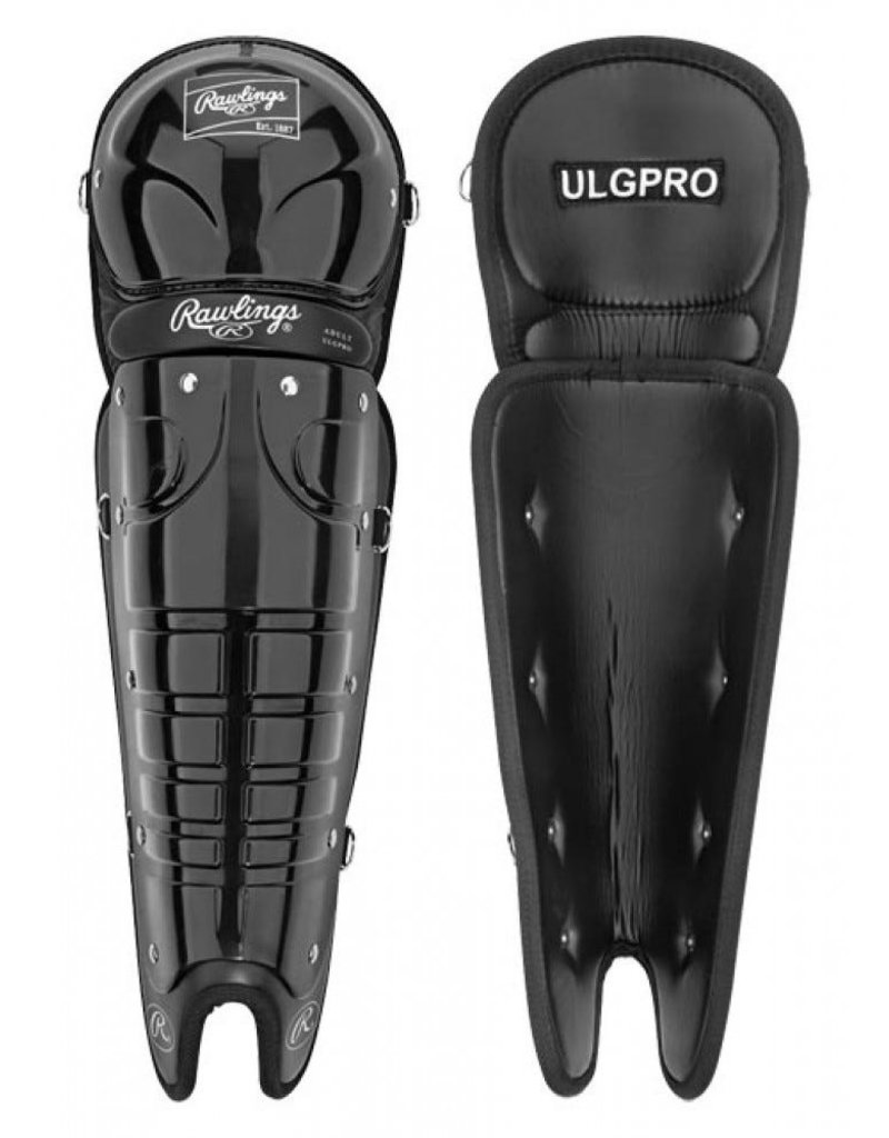 Rawlings Rawlings Adult 17.5" Baseball Umpire Leg GuardsBlack