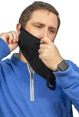 Face Mask- 50/50 Cotton/Poly Face Covering Black