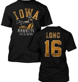 Rah-Rah Clothing Iowa Hawkeye Greatness-Chuck Long Short Sleeve Tee
