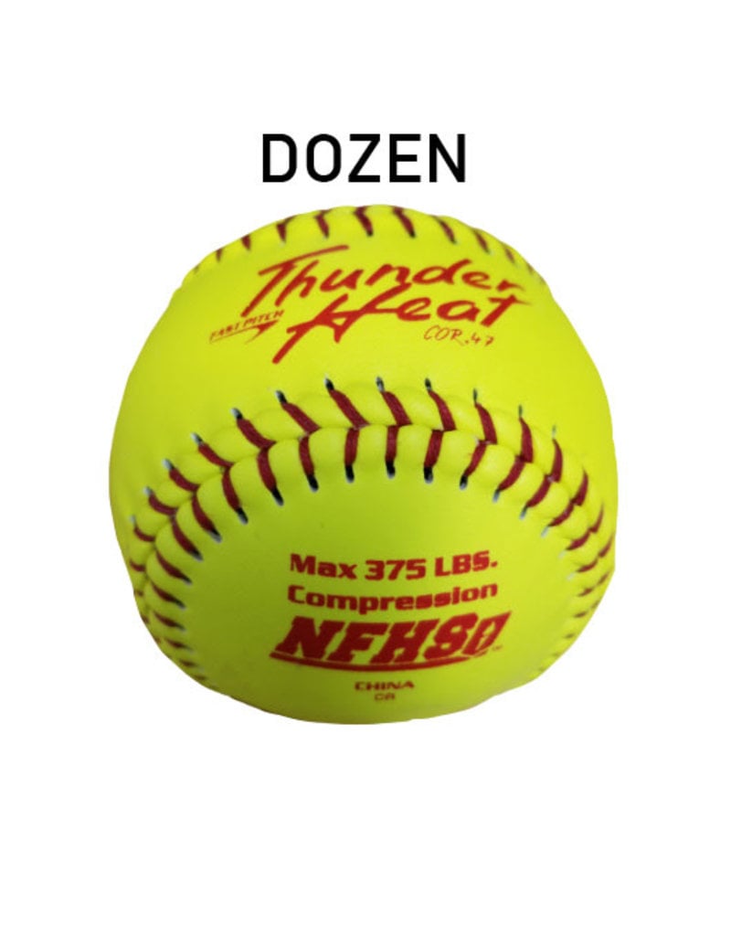 Dudley Dudley NFHS Composit Leather  12" Softball (Dozen) (47/375 poly core)