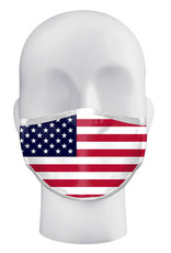 Badger 3-PLY Sublimated Mask with Ear Straps