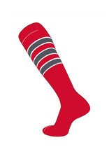 Lancer Baseball Club TCK Custom Socks-Scarlet/White/Graphite