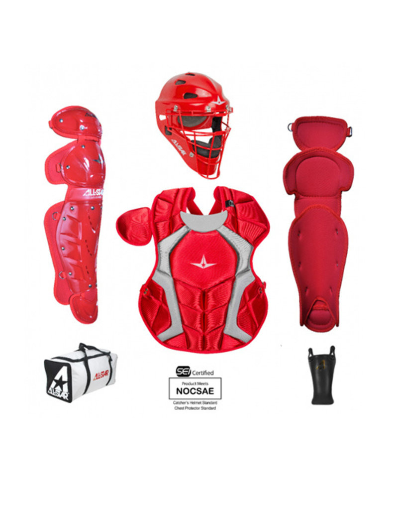 All Star Sporting Goods All Star Player's Series 7-9 Years Old Catcher's Set- NOCSAE Certified