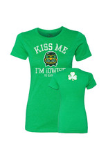 Rah-Rah Clothing Kiss Me I'm Iowish Ladies Short Sleeve Tee