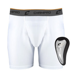 Champro Champro YOUTH 4-Way Stretch Compression Boxer Short with C-Flex Cup
