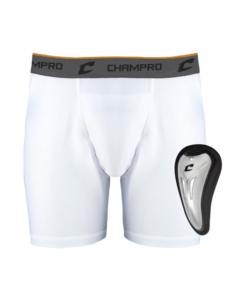 Champro Champro YOUTH 4-Way Stretch Compression Boxer Short with C-Flex Cup