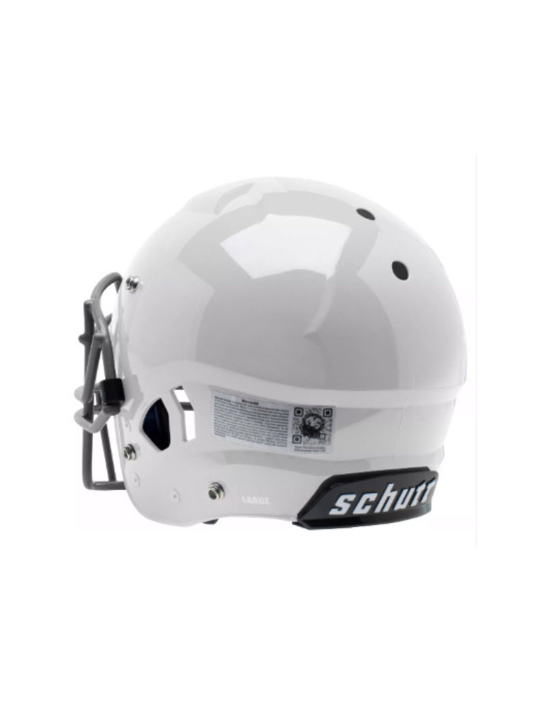 Schutt Schutt Vengeance A11 YOUTH Football Helmet White with Grey Carbon Steel Face Guard