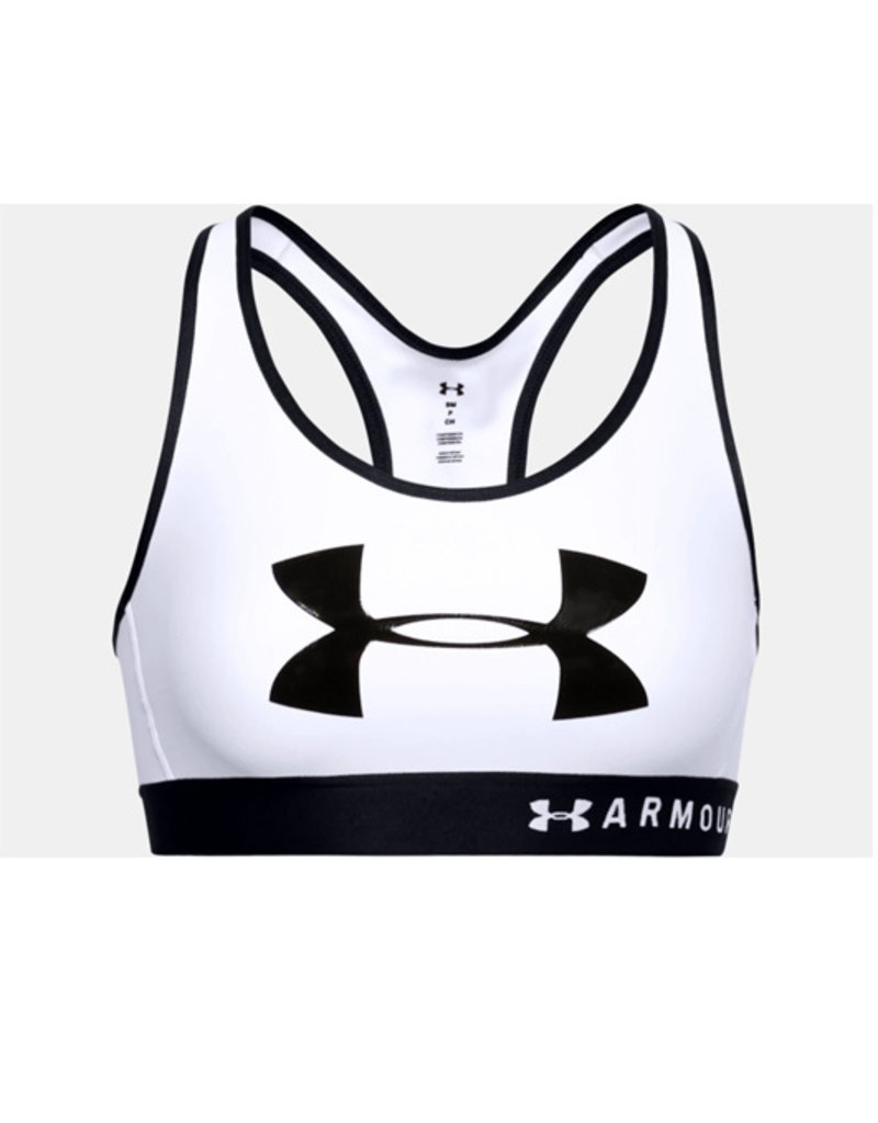 Women's Under Armour Mid Keyhole Graphic Sports Bra - Temple's