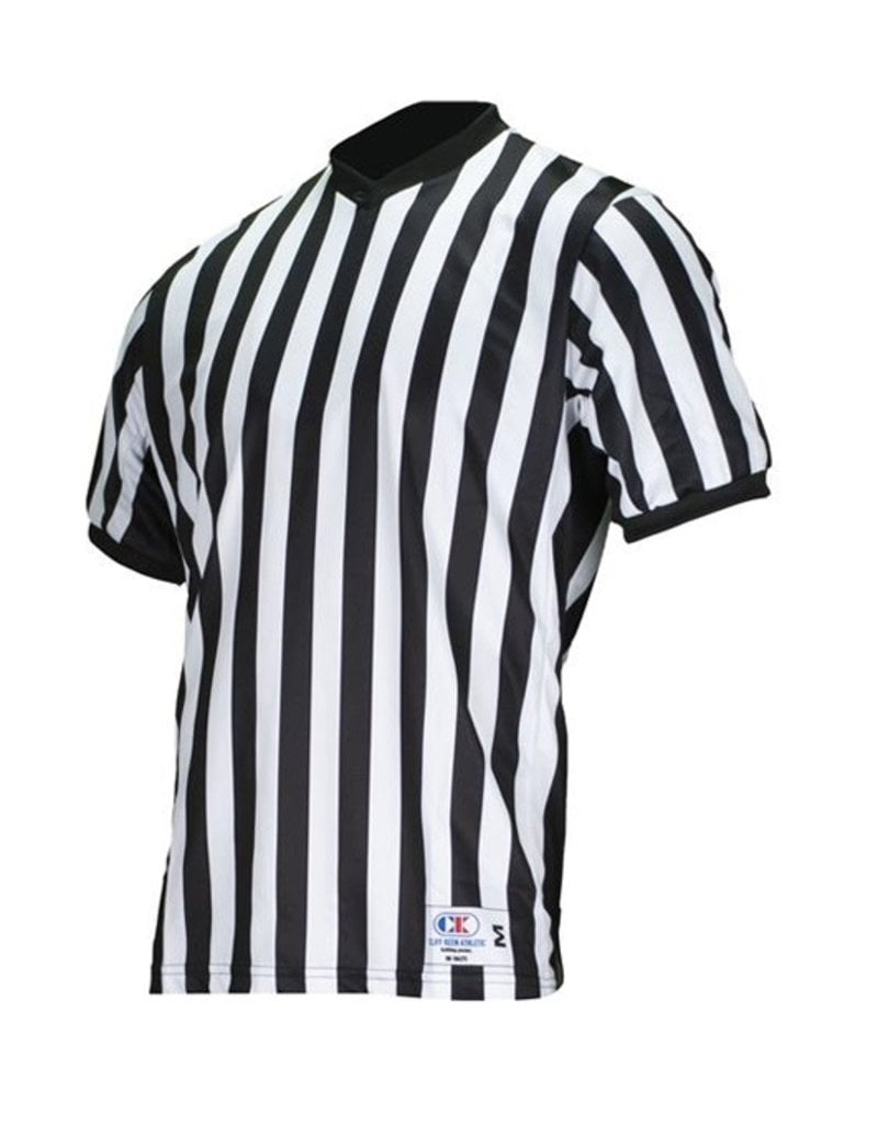 Cliff Kleen Cliff Keen Ultra Mesh Performance V-Neck Referee Shirt with Side Panel