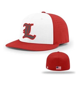 North Scott Baseball 2022 Richardson Lite R-Flex Custom Cap - White/Red