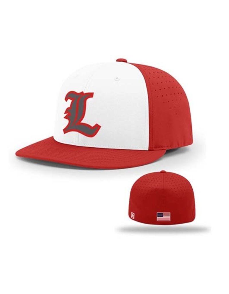 North Scott Baseball 2022 Richardson Lite R-Flex Custom Cap - White/Red