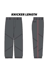 Lancer Baseball Club Alleson Crush Premier Knicker Length Baseball Pant-Charcoal with Custom 1" Braid - SC|WH|SC