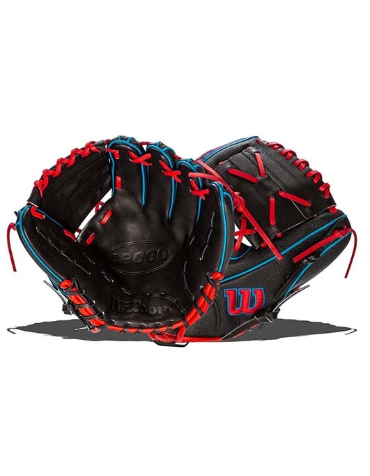 Wilson Unisex 11-25 A700 IF GLOVE BLACK-ROYAL-RED - Paragon Sports