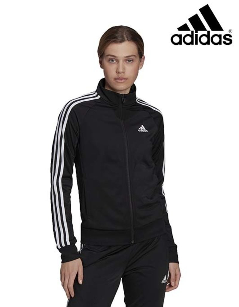 Sumergido carrete Persona especial adidas Women's Warm-Up Tricot Slim 3-Stripes Track Jacket-Black - Temple's  Sporting Goods