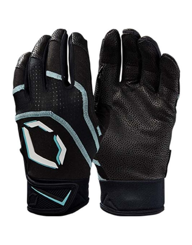 EvoShield Evoshield Adult Khaos Batting Gloves-Black