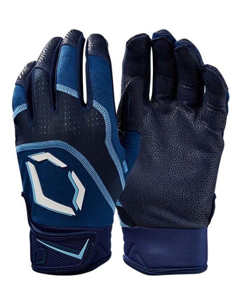 EvoShield Evoshield Youth Khaos Batting Gloves-Navy