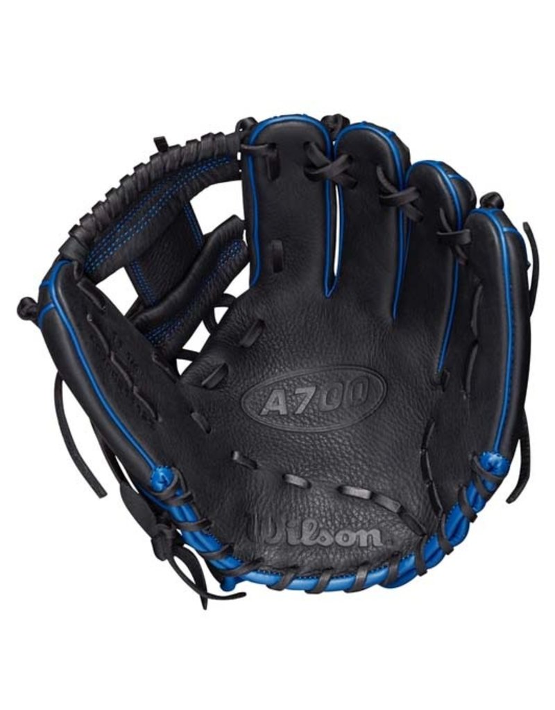 Wilson Wilson A700 11.25" Infield Baseball GloveBlack/Royal/Red Right Hand Throw