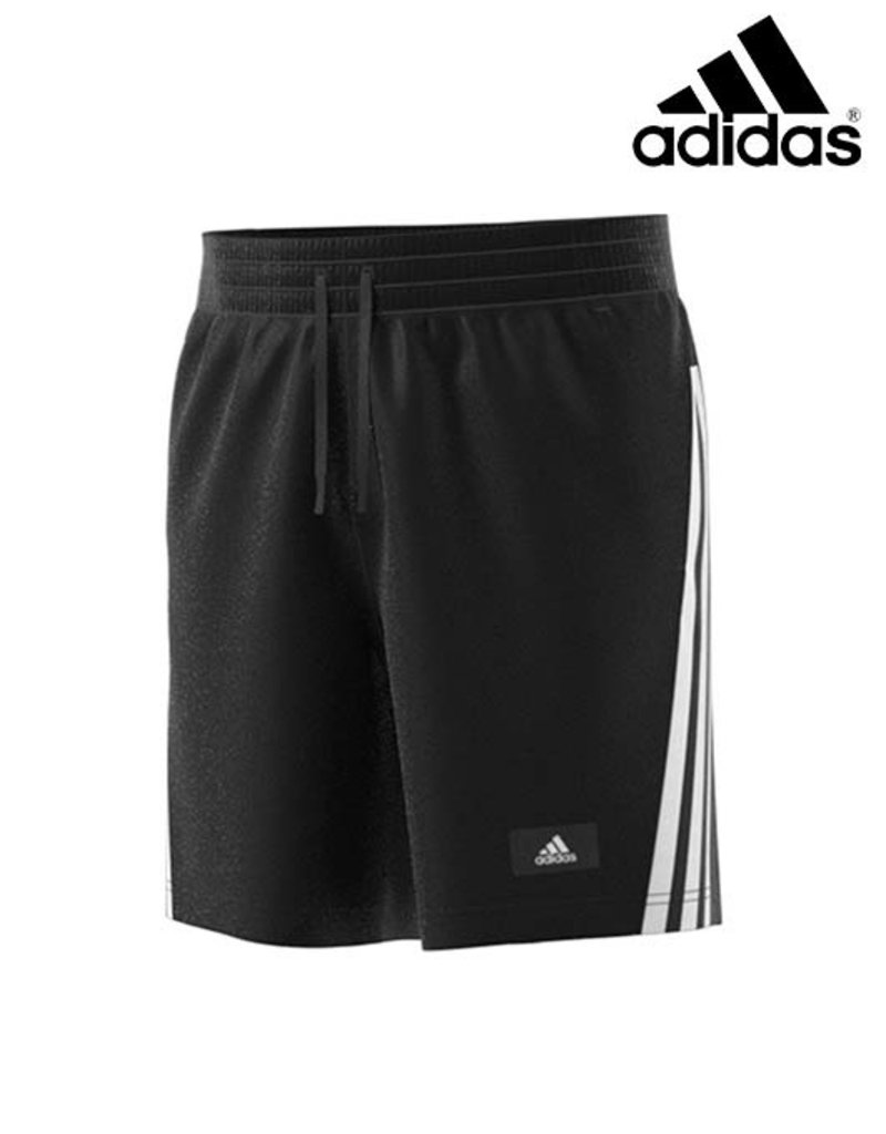 Adidas adidas Men's Sportswear Future Icons Three Stripes Shorts-Black