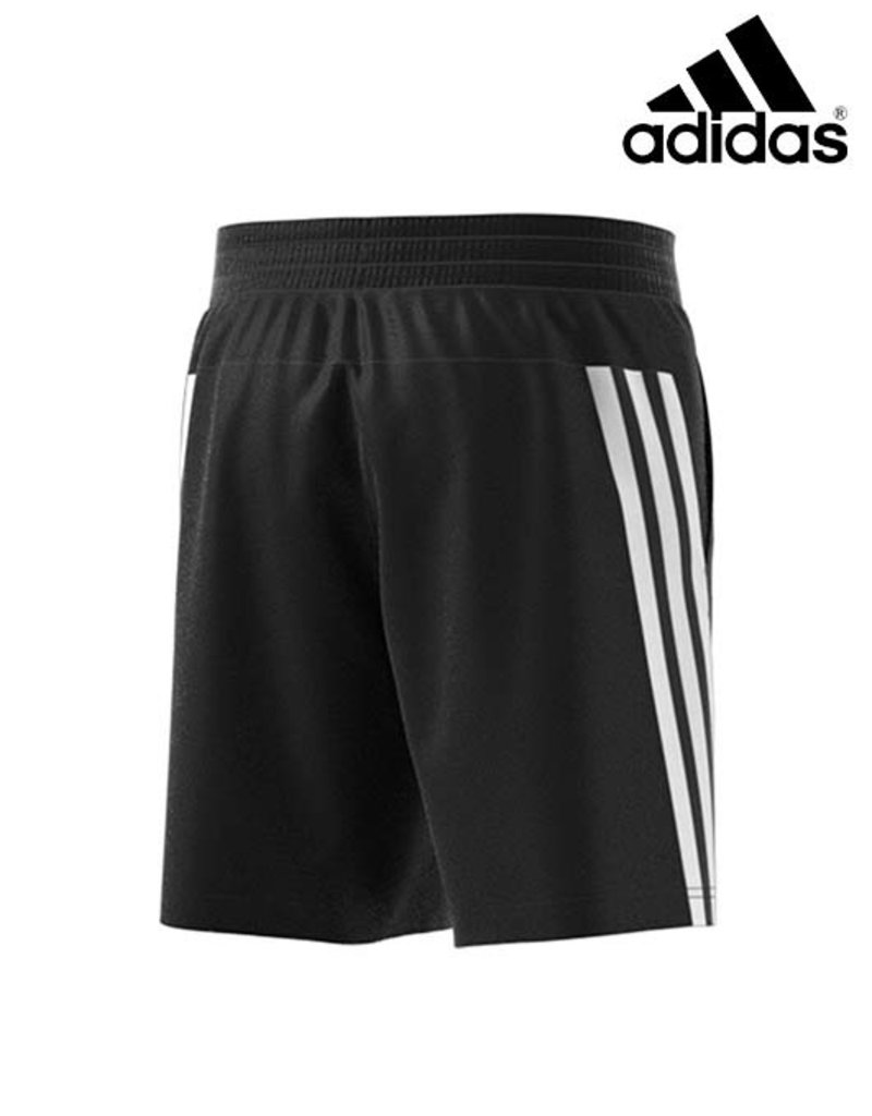 adidas Future Icons 3-Stripes Loose Cotton Shorts - Black