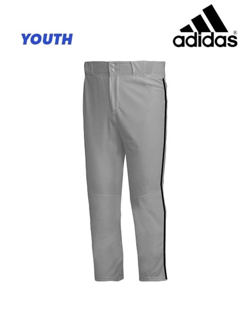 Adidas adidas Icon Pro OHP YOUTH Baseball Pant with Piping-Team Mid Grey/Black