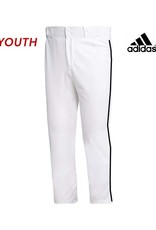 Adidas adidas Icon Pro OHP YOUTH Baseball Pant with Piping-White/Black