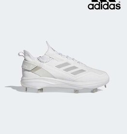 Adidas adidas Icon 7 Boost Baseball Cleat-Cloud White/Silver Metallic/Silver Metallic