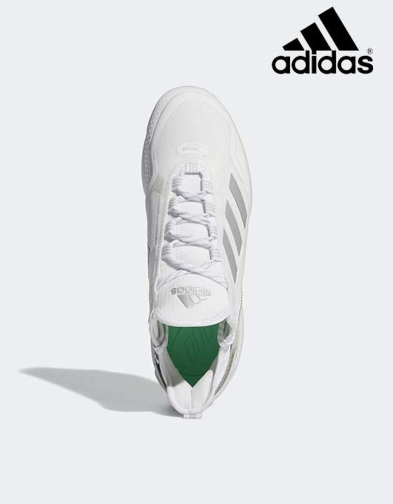 Adidas adidas Icon 7 Boost Baseball Cleat-Cloud White/Silver Metallic/Silver Metallic