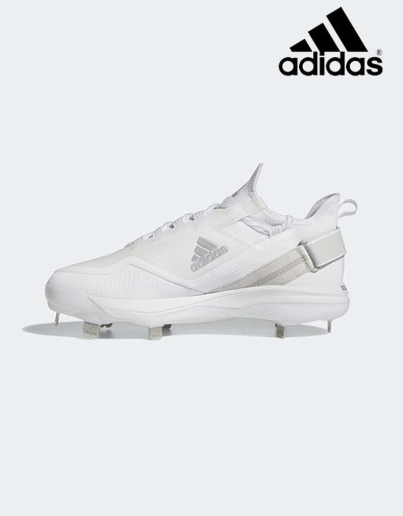 Adidas adidas Icon 7 Boost Baseball Cleat-Cloud White/Silver Metallic/Silver Metallic