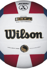 Wilson Wilson i-COR High Performance Game Volleyball White/Red/Blue