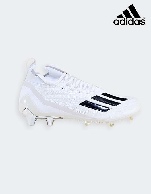 Adidas white deals cleats football