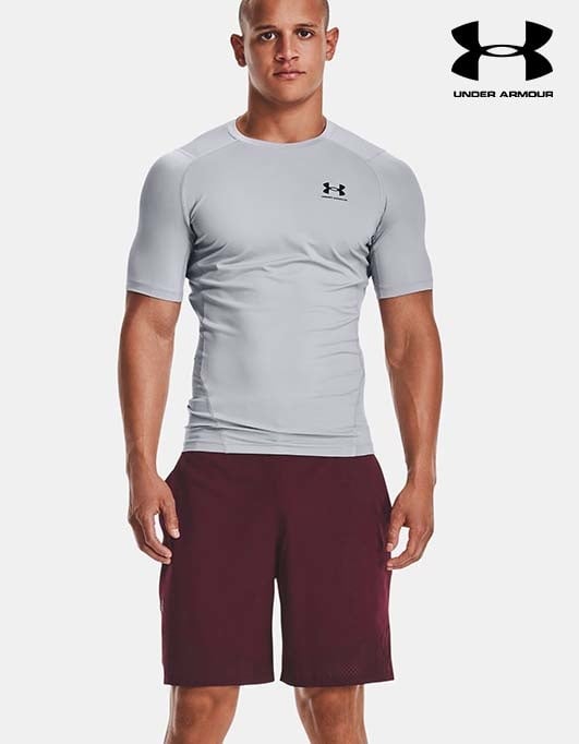 Under Armour Men's HeatGear® Armour Short Sleeve Compression Shirt - Macy's