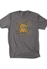 Bettendorf Bulldogs Vintage Bulldog Triblend Short Sleeve Tee-Grey