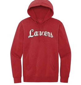 North Scott Lancers Vintage Print Premium Hooded Sweatshirt-Red