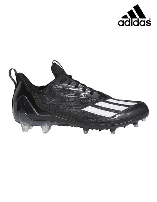 adidas Adizero Football Cleats-Core Black/FTWR White/Core Black 
