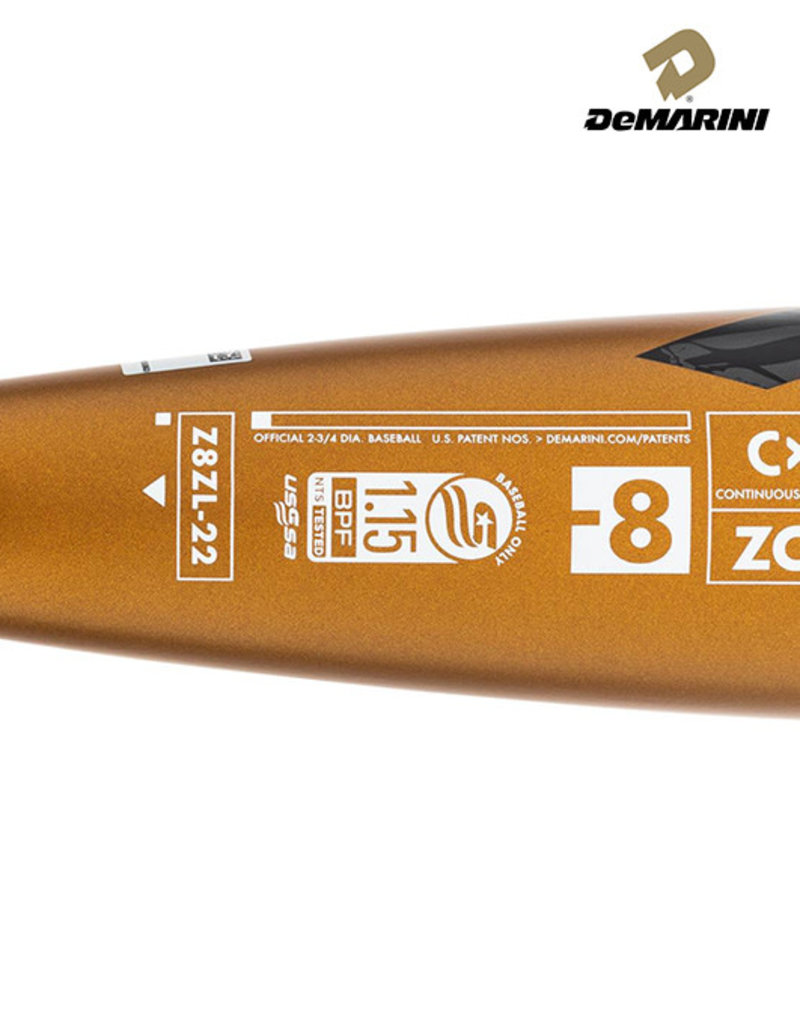 DeMarini DeMarini Zoa  USSSA (-8) Baseball Bat -2 3/4" Barrel