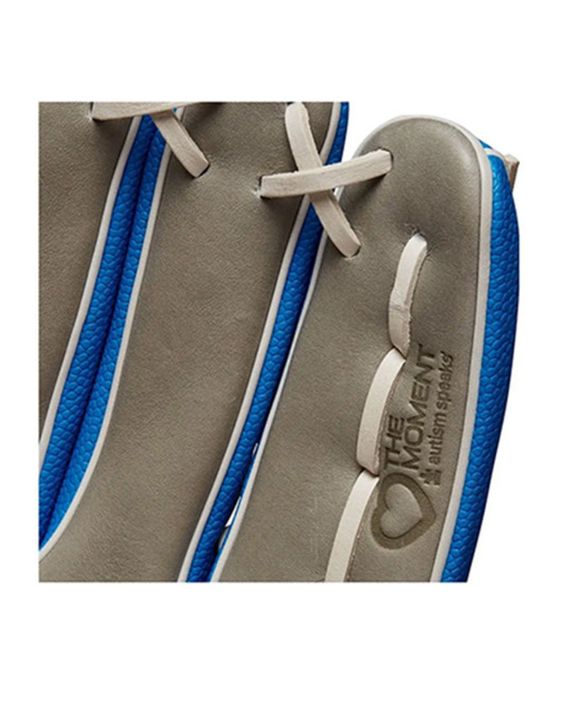 Wilson Wilson A2000 Love The Moment Series PF92  12.25" Baseball Outfield Glove Pedroia Fit  - Autism Speaks Blue/Grey