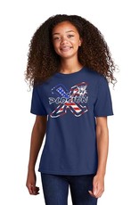 PV X-Plosion USA Logo YOUTH Premium Short Sleeve Tee-Navy