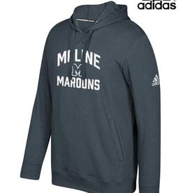 Adidas Moline Maroons adidas Fleece Hooded Sweatshirt-Onix