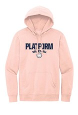 Platform Elite VB Unisex Ringspun Fleece Hoodie-Rosewater Pink