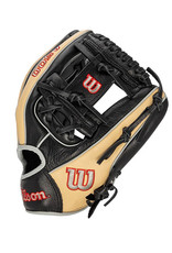 Wilson Wilson A500 11.5" youth Baseball Glove - Black/Blond/Red - Left  Hand Throw