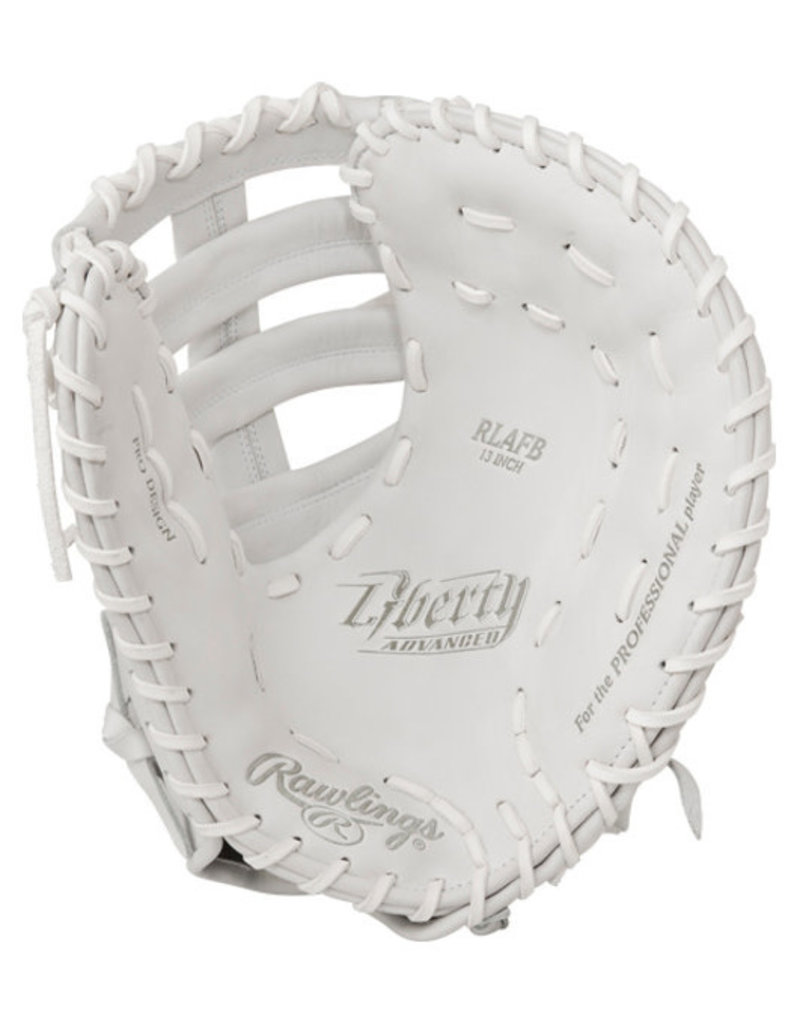 Rawlings Rawlings Liberty Advanced 13" Fastpitch Softball First base Mitt (glove)- Right Hand throw WHITE