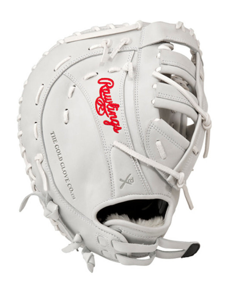 Rawlings Rawlings Liberty Advanced 13" Fastpitch Softball First base Mitt (glove)- Left Hand throw WHITE