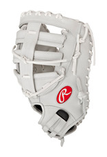 Rawlings Rawlings Liberty Advanced 13" Fastpitch Softball First base Mitt (glove)- Left Hand throw WHITE