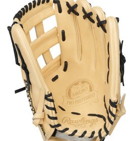 Rawlings Pro Preferred 11.50 Infield/Pitcher baseball Glove Left Hand  Throw Blonde, Blue Welting