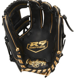 Rawlings Rawlings R9  11.50" Gamer Baseball  Glove  Right Hand Throw Black  w/Pro I   web